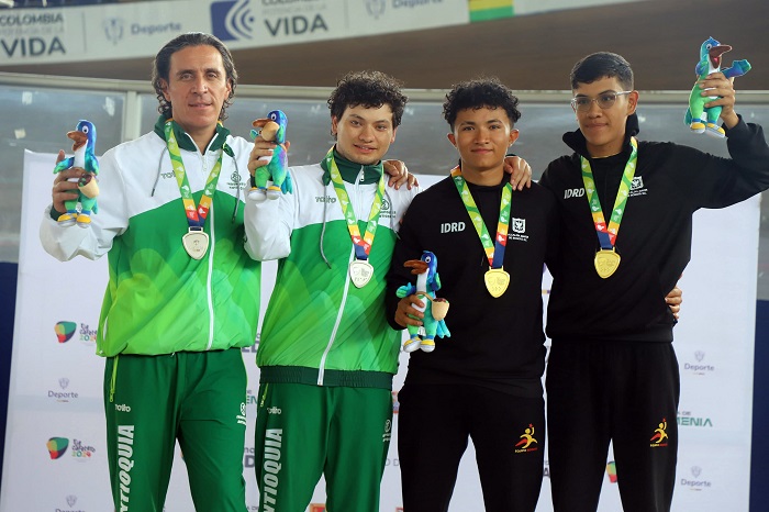 Bogotá, Santander, Antioquia y Cundinamarca campeones en Persecución Paracycling de Juegos Nacionales